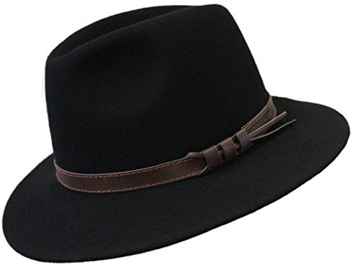 Faustmann Herren Filzhut Outdoor schwarz 60