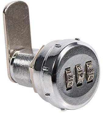 Serratura meccanica, blocco cassetti con codice password a 3 cifre, digitale, per armadietto / armadio / cassetto / cassetta delle lettere, 12~16mm