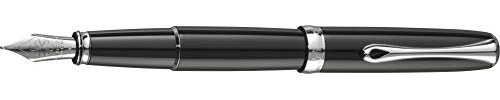 DIPLOMAT - Füllhalter Excellence A2 Lack schwarz - Feiner - Schick und elegant - Lange Lebensdauer - Schwarz - 5 Jahre Garantie