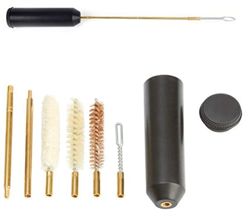 lanyuer 7pcs/set profesional pistola de limpieza herramientas tamaño de bolsillo pistola Kit de limpieza cepillo de mano pistola Rod