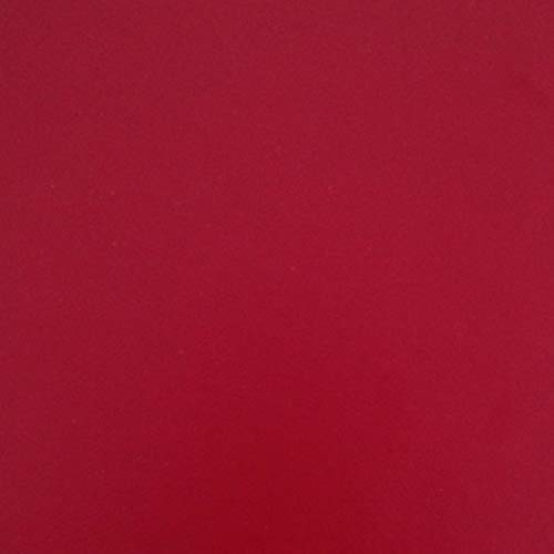 KEVKUS Wachstuch Tischdecke Uni Rollenware abwaschbar 20 Meter Rolle x 140 cm Breite unifarben 209 Bordeaux weinrot rot dunkelrot