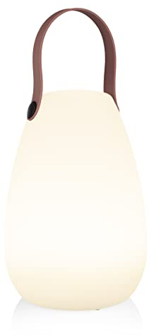 Smartwares lampe LED de table - Lumière blanc chaud ou colorée - Sans fil, rechargeable - Intérieur ou extérieur – OOO-50002