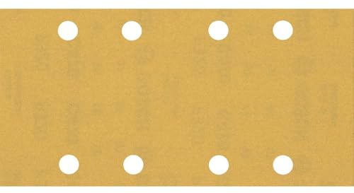 Bosch EXPERT C470 Schleifblatt, 93x186mm, K320, 8 Löcher, 10-tlg. | für Farbe auf Holz, Hartholz, Ø 93x186 mm, Körnung 320, Professional Zubehör Schwingschleifer