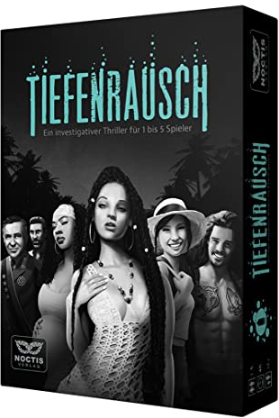 Noctis Verlag Tiefenrausch - Escape Room Spiel Krimispiel für 1-5 Personen Krimi Spiel Tatort Escape Game für Erwachsene Rätselspiel Detektiv Exit Crime Fall