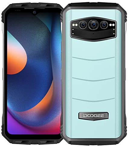 DOOGEE S100 Smartphone Resistente, Triple Cámara 108MP (Visión Nocturna IR 20MP), Helio G99 12GB+256GB, Batería 10800mAh, 6.6 120Hz FHD+, Android 12 IP68 Móvil Antigolpes, Carga Inalámbrica Azul