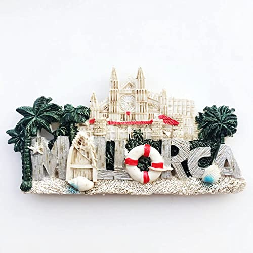 Palma Mallorca Kathedrale Spanien Magnet Kühlschrank Kühlschrank Magnet Dekoration Aufkleber Souvenir Harz Handwerk Küche Whiteboard
