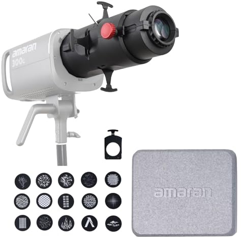 Aputure Amaran Spotlight SE Kit de Lente de 36°, modificador de Lente de proyección para Amaran 300C Amaran 150C Amaran 200X S 60X S Aputure 300X