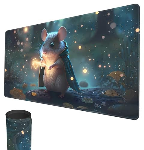 MTG Tapis de jeu avec bords cousus, tapis de jeu MTG antidérapants, tapis de jeu TCG 61 x 35 cm Tapis de jeu MTG + sac de rangement pour personnes à partir de 14 ans 4 joueurs