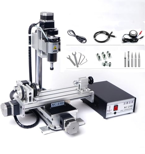 4-Achsen 21D CNC-Fräser mit 300W Spindel präziserer CNC-Gravier- und Schnitzmaschine