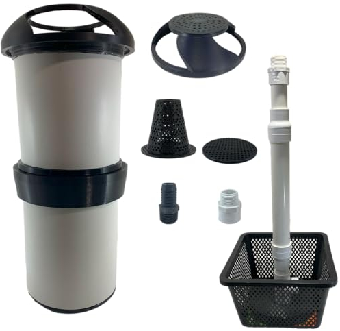 Skimmer/aireador de superficie de estanque de cuerpo corto