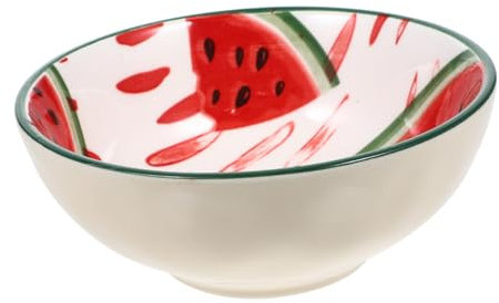 PRETYZOOM Ciotola Frutta Stile Anguria in Ceramica, Design Creativo