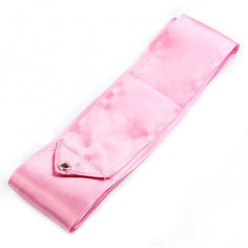 Dansband,Dansband 6m Gym Färgglada Gymnastikband Dansband Rytmisk konst Gymnastik Balett Streamer Twirling Rod Barnträning Dansband Stick Rytmisk gymnastikband (Rött)(Pink)