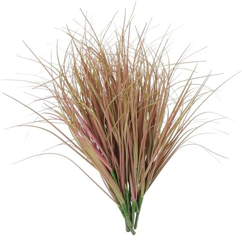 HAWILLOSCH Künstliches Gras Kunststoff 30cm Lebensecht Für Wohn Und Bürodekoration 12 Stück Kunstpflanzen