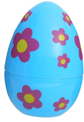 Oshhni 1 Huevo de Pascua Gigantes para Rellenar cestas de Pascua, Huevo de Pascua Grandes para Regalar en el Aula, Recuerdo de Fiesta