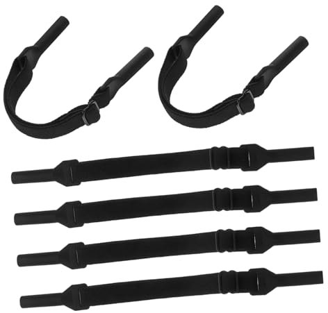 UKCOCO 6stücke Verstellbares Elastisches Brillenband Sportlicher Anti-rutsch-brillenhalter Für Herren Damen Und Junge Mädchen Geeignet Stabiler Halt Bei Aktivitäten Und Täglichem Gebrauch