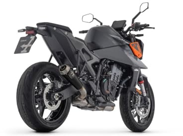 ARROW PRO-RACE NICHROM DARK SILENCER KTM DUKE 990 2024 HOMOLOGATED NICHROM DARK PRO-RACE SILENCER WITH WELDED STAINLESS STEEL LINK PIPE