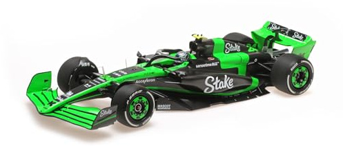 Minichamps 117240124 Stake F1 Team Kick Sauber C44 Zhou Guanyu San Marino GP 2024 - échelle 1/18 - modèle de Voiture