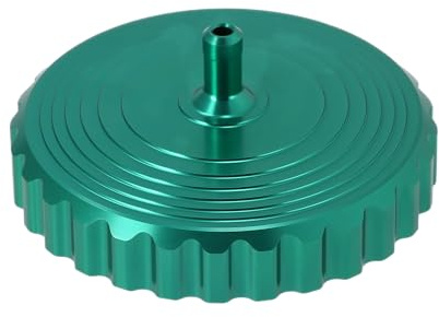 CNC Tankdeckel mit Entlüftung, Sport Optik, Grün - für Simson S50, S51, S