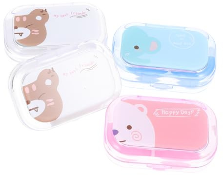 CALLARON Estuche para Lentes De Contacto De Mixto Cajas De Estuches Portátiles para Lentes De Contacto para Llevar El Bolso Maleta