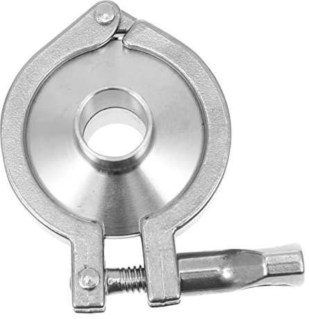 JUMPLAWN Kit de Colliers de Serrage Tri Clamp en Acier Inoxydable Résistant la Corrosion L'usure, pour L'industrie Alimentaire et Médicale, 1 Set