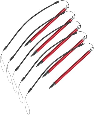 VERDANVERSE 5pcs High Sensitivity Capacitive Stylus Pen for Tablet Drawing Pen Spring Rope Fine Point Stylus for Artists and Touch Screen Devices