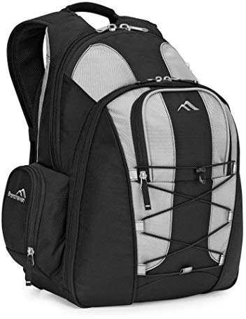 Brenthaven Tred Expandable Backpack Fits 15 inch Laptops, MacBooks, Chromebooks and Tablets - Durable, Spacious, Comfortable and Secure for Professionals, Office, Business or Personal Use - Titanium