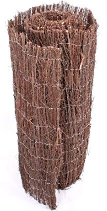 bambus-discount.com Rankhilfe Heidematte aus Heidekraut 200 x 500cm - Kletterhilfe Heidekrautmatte 2m x 5m