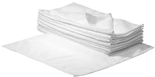 SBS Mikrofasertücher 40 x 40 cm | 20 Stück | weiß | Microfasertuch Mikrofaser Tuch Microfasertücher