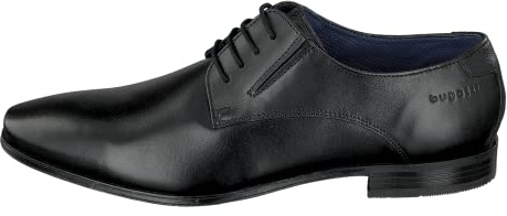 bugatti Herren Businessschuhe, Männer Business Schnürer,Anzugschuhe,Derby schnürung,Office,büro,Freizeit,Schnuerschuhe,schwarz (1000),45 EU / 10 UK
