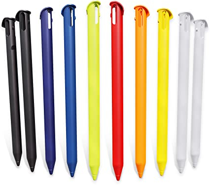 subtel Stylus Pens, 10x Set Compatible with Nintendo New 3DS XL, Universal Touch Screen Pens for Phones, Tablets, eReaders, Gaming Consoles