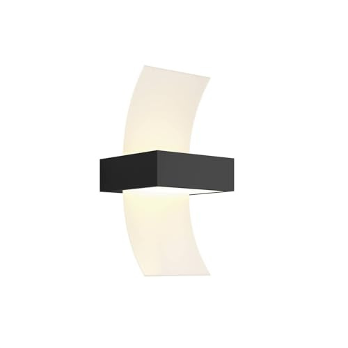 Lucande LED Wandleuchte außen Skadi (spritzwassergeschützt (Modern) in Alu aus Metall (96 flammig,) - Außenwandleuchten Wandlampe Led Außenlampe Outdoor für Außenwand/Hauswand Haus