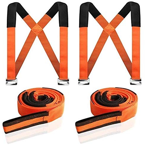 Tragegurte Umzug, 2 Personen Tragegurt, Transportgurt, Mobelgurt,Hebegurt zum Ergonomischen und Eifachen Heben Von Gegenstände bis zu 300 kg Haushaltsgeräte und vieles mehr