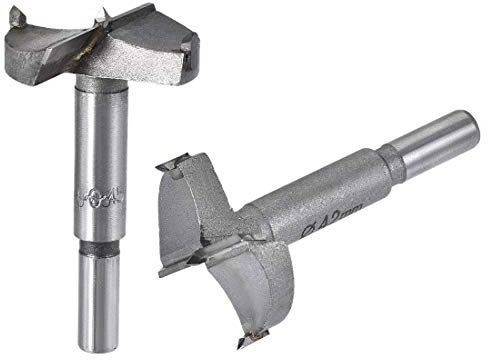sourcing map Forstnerbohrer 42mm 45mm Durchm. Lochsäge Hartmetall legierter Stahl 2in1 Satz