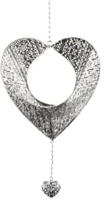 Nordstern Hänger 'Herz' in Silber - 10 x 21 x 22 cm