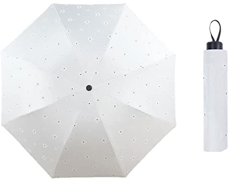XKUN Regenschirm Farbwechsel-Regenschirm-Mädchen-Sonnenschirm Sonnenschirm-Regenschirm-Regen-Foto-Dual-Use-Uv-Schutz-W