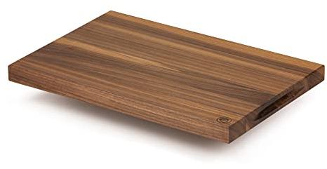 feinspan Schneidebrett XL Holz (Nussbaum) 45cm x 30cm x 3cm