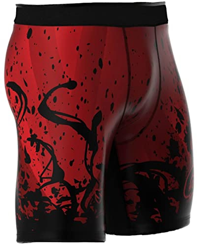 SMMASH Vale Tudo Pro Trainingshose für Herren Kurz MMA Kampfsport Boxen Sport Gym Fitness, Kurze Hose, Sporthose Kurz, Männer-Sportbekleidung, Kampfhose Fightshorts für Thaiboxen Kickboxen