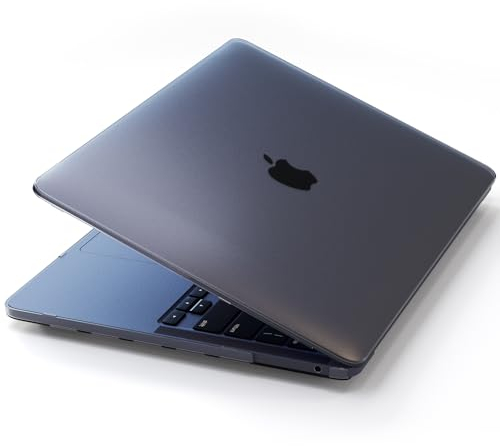 Soonjet Hülle für MacBook Pro 13 Zoll Farbe Passend 2022-2016 M2 M1 A2338 A2289 A2251 A2159 A1989 A1706 A1708 Ultradünne Schutzhülle Transparent Case Matt Cover - Space Grau Clear