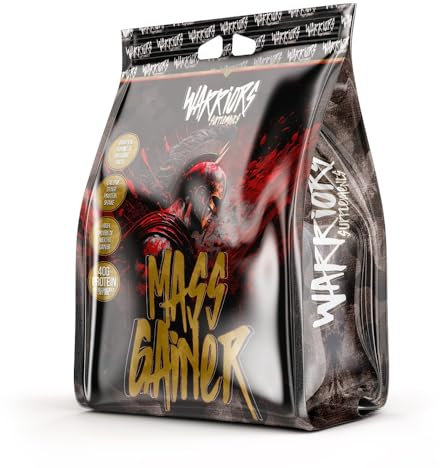 Warriors | MASS GAINERS | batidos para la ganancia muscular | proteína en polvo para subir de peso | aumenta de tamaño gracias a la mezcla de hidratos | Entrena como un Warrior (Chocolate, 3,8 Kg)