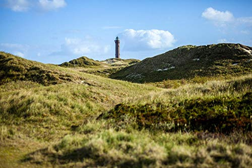 Klassisches Puzzle Leuchtturm Norderney Landschaft Insel Himmel Stimmung Papierpuzzle Geburtstag Festival Einzigartiges Geschenk 2000 Teile 70x100CM