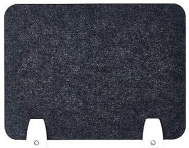 Schalldichte Sichtschutzwand für Büro, Studenten, wasserdicht, langlebig, Kunststoff, Schreibtisch-Trennwand, reduziert Lärm und visuelle Ablenkungen, schwarz, 30 x 100 cm