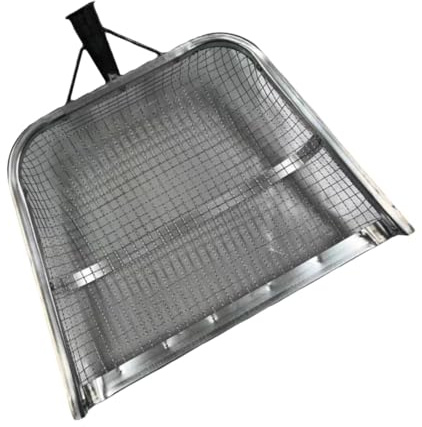 Baoblaze Setaccio agricolo in metallo a maglie Setaccio per sabbia Robusto per giardinieri Multifunzionale Addensato 37x44cm Attrezzo da giardino manuale, Maglia Da 1.2 Cm
