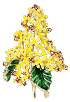 Broche hortensia unisexe pour femme - Épingles à fleurs - Accessoires de bureau ou de fête, Métal Acrylique, Zircon cubique