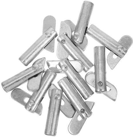 HOMSFOU Perno di Bloccaggio Zincato per Impalcature 12mm X 45mm, Set da 10 Pezzi, Accessori per Mensola Staccabile e Fissaggio Sicuro per Ponteggi a Portale, Perni di Accoppiamento