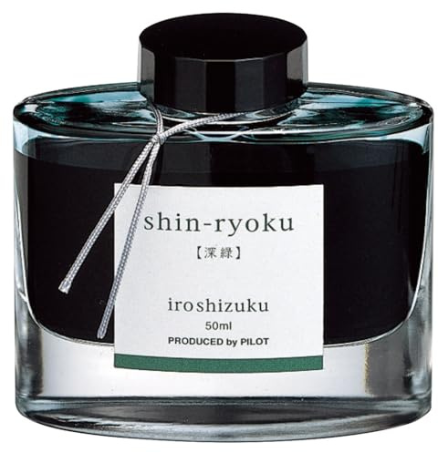 Pilot Iroshizuku - Tinta para pluma estilográfica, botella de 50 ml, color verde oscuro