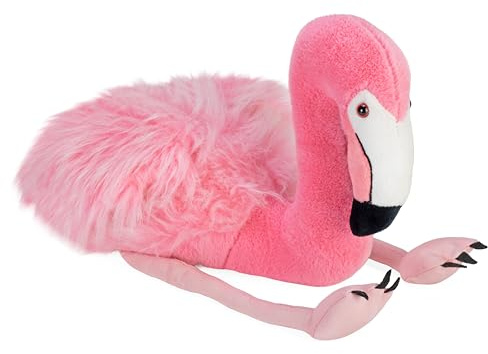 Wild Republic 10903 Republic Plüsch Flamingo, Cuddlekins Kuscheltier, Plüschtier 30cm