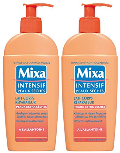 Mixa Body Intensive Hautpflegemilch für trockene Haut, 250 ml, 2 Stück