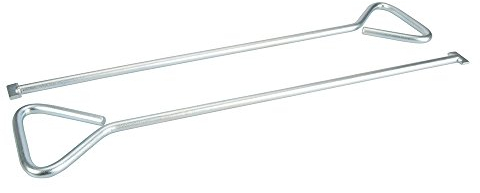 Silverline 224675 set da 2 chiavi per tombino 320 mm, 639345