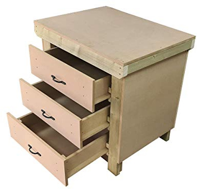Arbor Garden Solutions Workbench Tool Cabinet Wooden 18mm MDF Top Heavy-Duty Industrial Work Table (3ft)