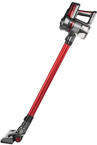 H.Koenig Beutelloser Akku-Staubsauger UP620, PowerClean, 2-Stufen, Edelstahlfilter, Leistungsstark, Kompakt, Leicht, Unabhängig, Leise, 120 W, Multifunktional, Wandhalterung